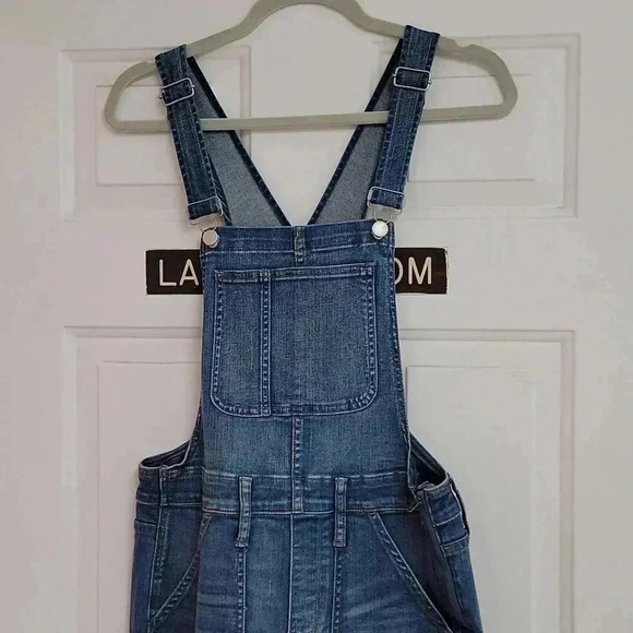 Madewell Med The Skinny Overalls Jeans Kemp Wash Strech Denim H5926 - Picture 4 of 10